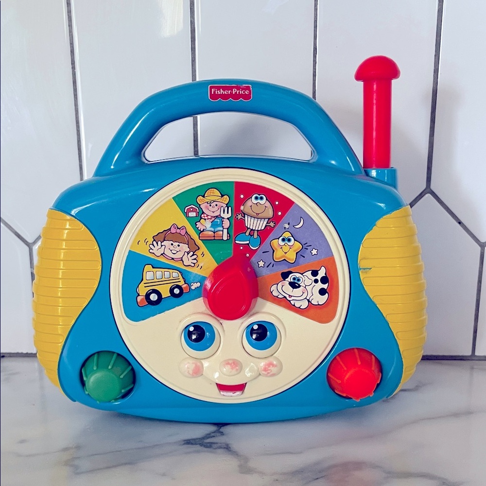Vintage 1998 Fisher Price Chatter Radio